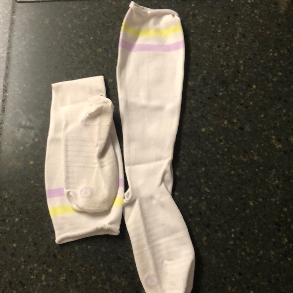 LULULEMON compression socks. Worn once.
